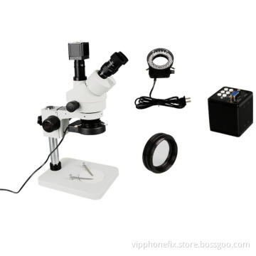 Trinocular Stereo Microscope For Phone Logic Board Repair